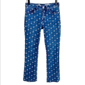 pilcro and the letterpress jeans embroidered sz 29